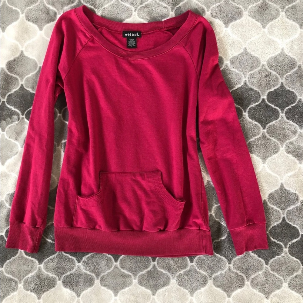 Scoop Neck Sweatshirt